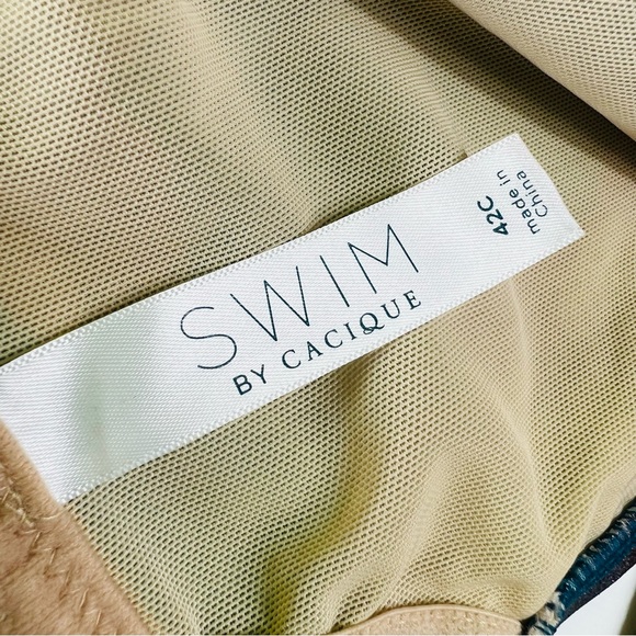 Cacique floral two piece swimsuit size 18 - Picture 8 of 9